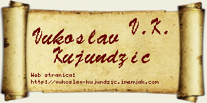 Vukoslav Kujundžić vizit kartica